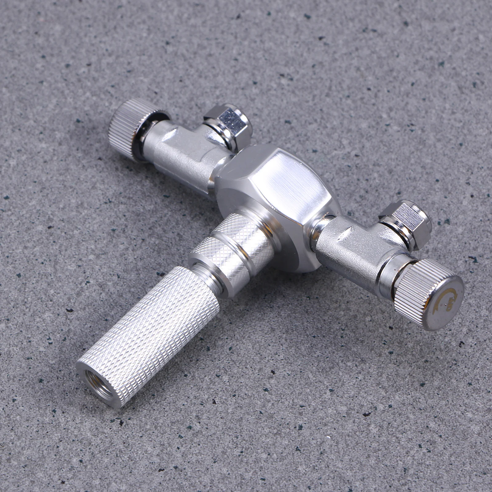 

2 in 1 Co2 Connectors for Aquarium Metal Inline Tubing Adapter Repair Extension Kit Suitable for Most Air and Co2 Systems