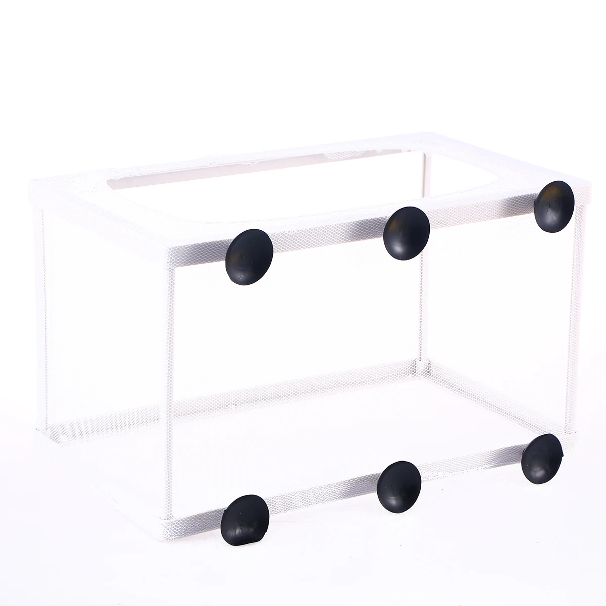 

Net Big Size Fry Hatchery Incubator Aquarium Suction Cup Polyester Plastic Frame Breeding Survival Rate Water Tank Accessories