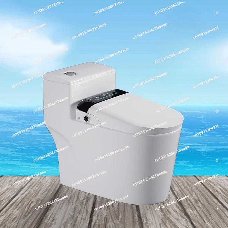 

Suitable for smart toilet cover Fully automatic household small size Electric heating and flushing instant hot flip toilet cover