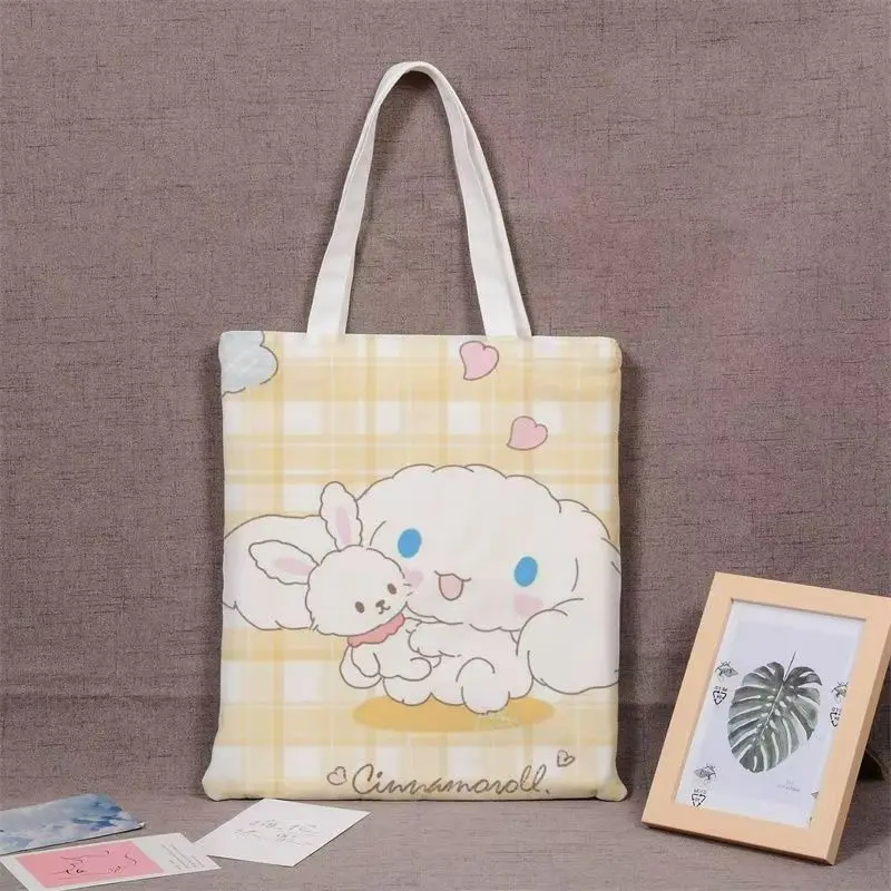سانريو بلدي ميلودي أنيمي حقيبة يد جديدة أنثى مطبوعة حقيبة كتف كورومي سينامورول Cmmuter حمل حقيبة لطيف الكرتون حقيبة يد الهدايا #3