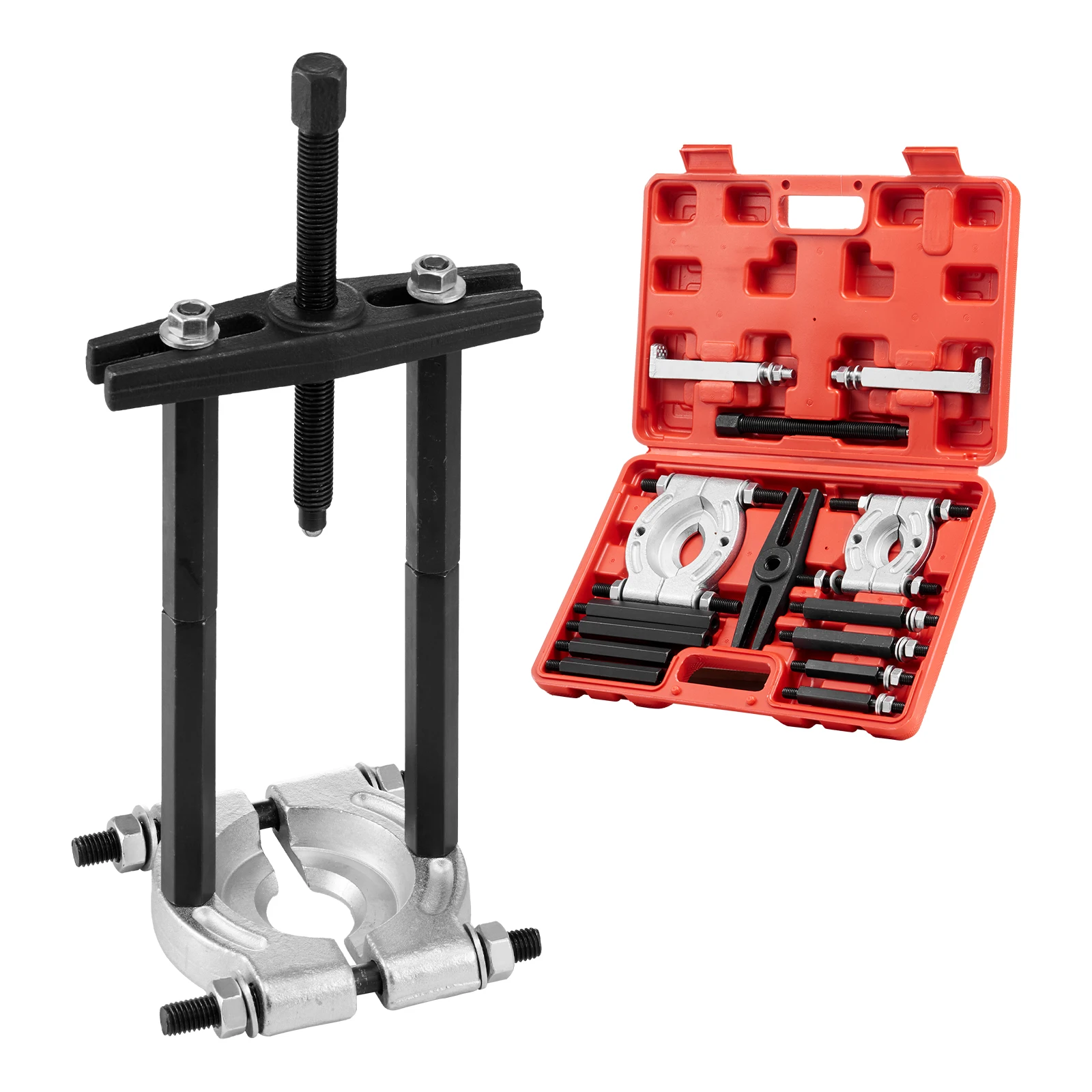 SucceBuy Bearing Puller Kit 14-Piece 5 Ton Capacity Bearing Separator Pinion Wheel Bearing Removal Kit with 2-Inch 2.8-Inch Jaws