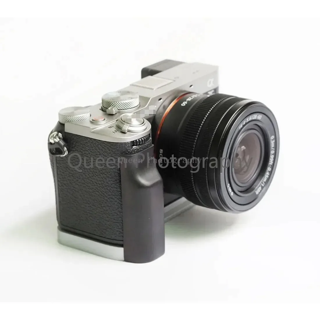 Wooden Hand Grip Quick Release Plate L Bracket For Sony A7C Black Hand Made Arca Swiss Clamp Base 카메라 핸들(NOT fit for A7C2 A7CR) - Image 2