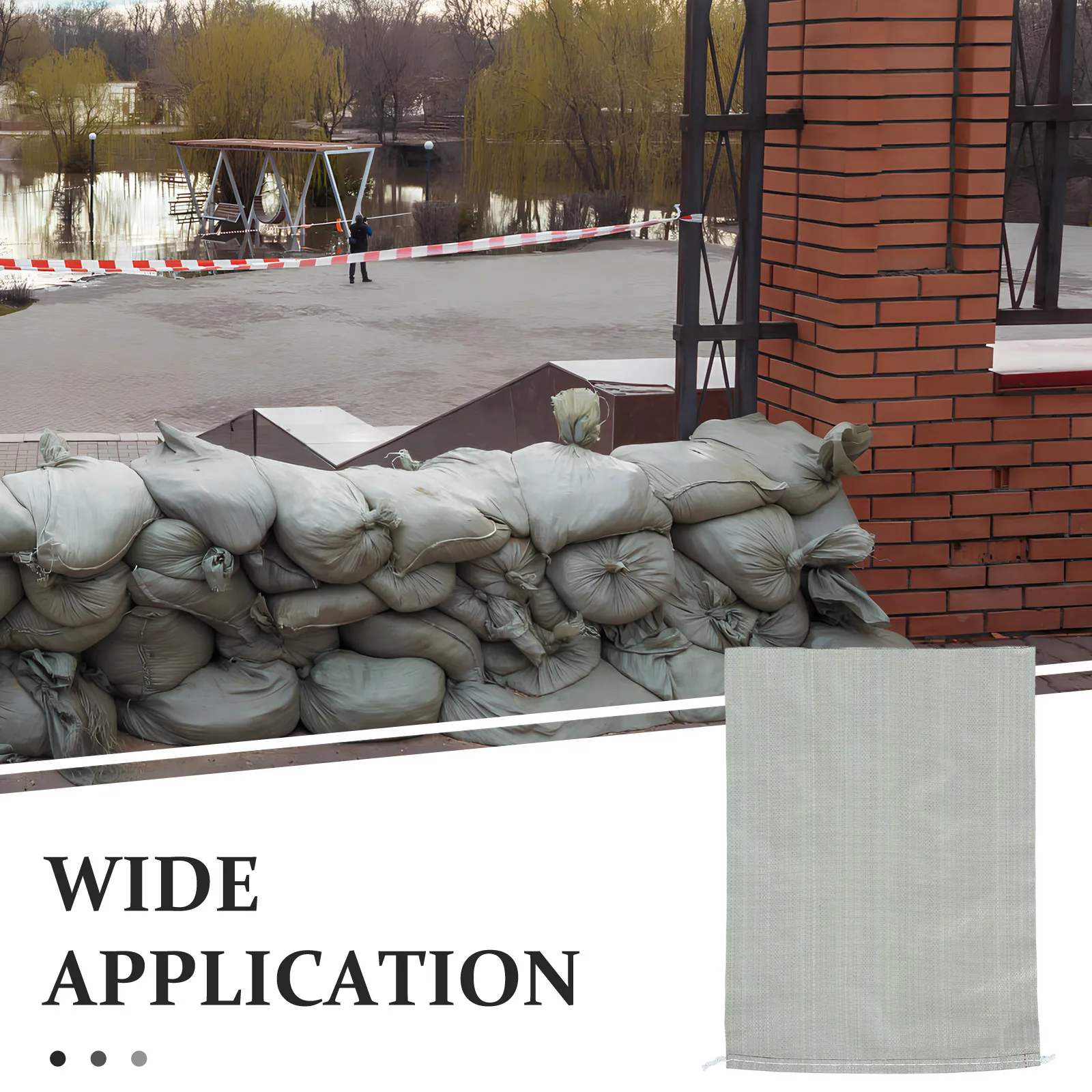 20 قطعة أكياس الرمل المتينة حاجز الفيضانات أكياس التعبئة أكياس تخزين متعددة الوظائف لوازم التعبئة المتحركة ملحق سريع #4