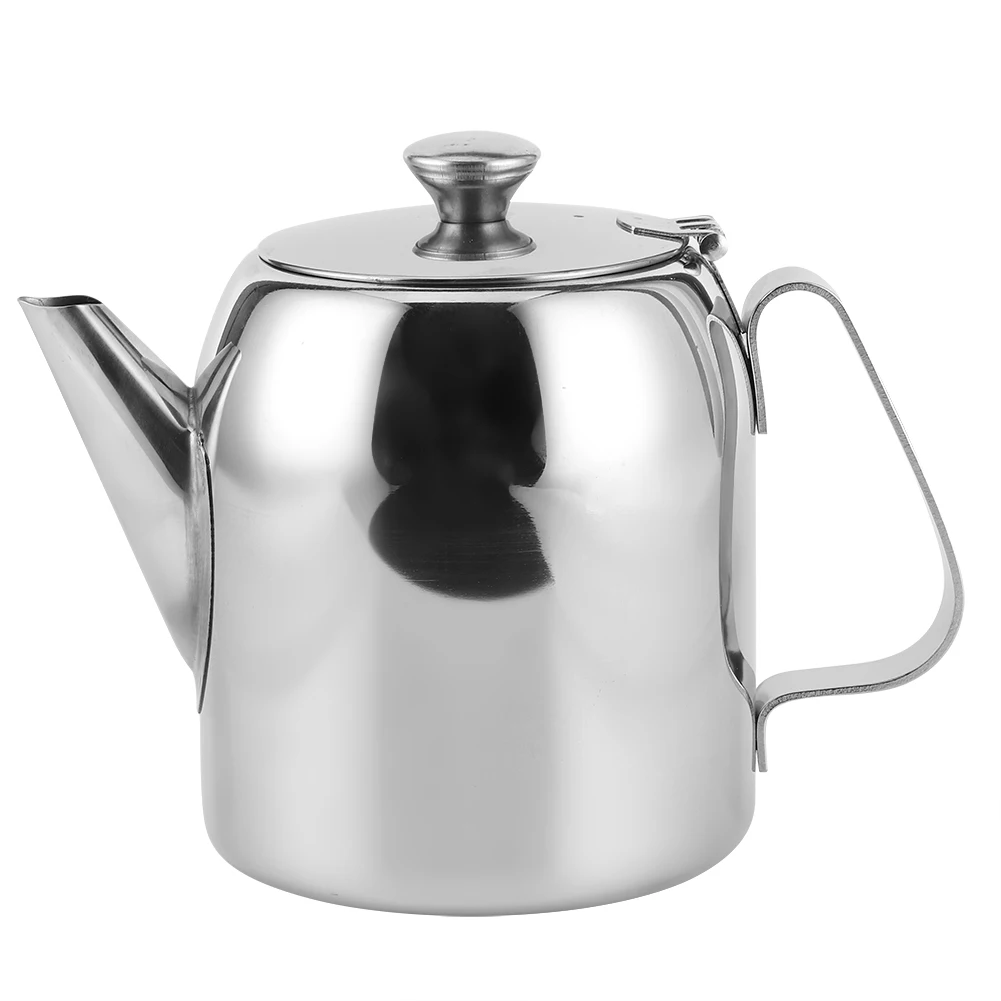 Koffie Ronde Pot Theepot Roestvrijstalen Ketel Koude Korte Uitloop voor Hotel Restaurant Roestvrijstalen Ketel Ronde Pot Ketel