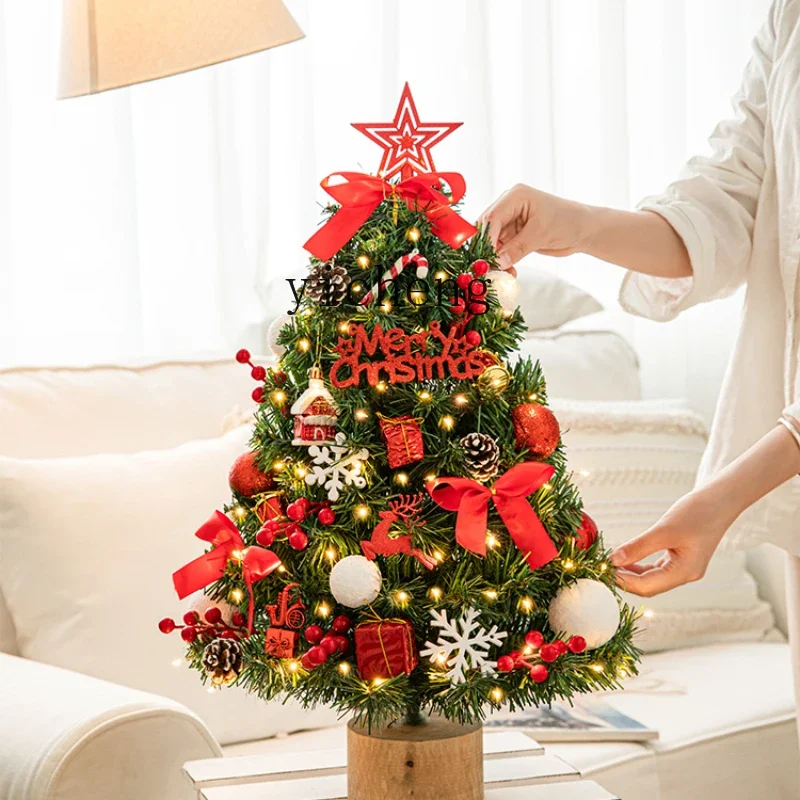 

RWJ Christmas Tree Desktop Decoration DIY Material Package Decoration Christmas Ins Style Decoration
