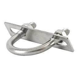 M6 M8 U-shaped Pipe Clamp 304 Stainless Steel Fillet U-clip With Baffle Nut Combination U-shaped Buckle Bolt U-shaped Screw