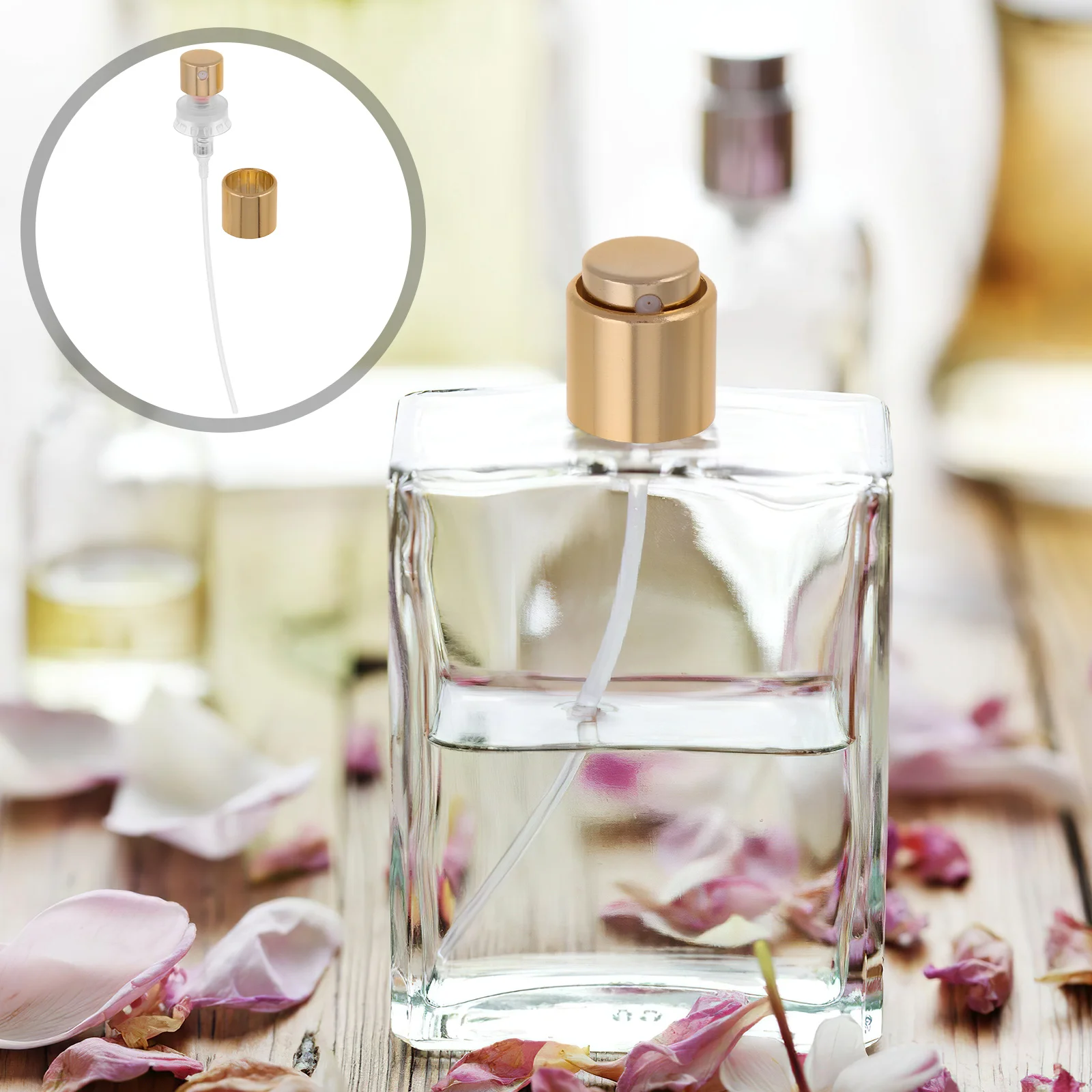 10 Pcs Perfume Bottle Nozzle cap Bayonet Pump Cap Fine Mist Sprayer Perfume Spray Nozzle accessory