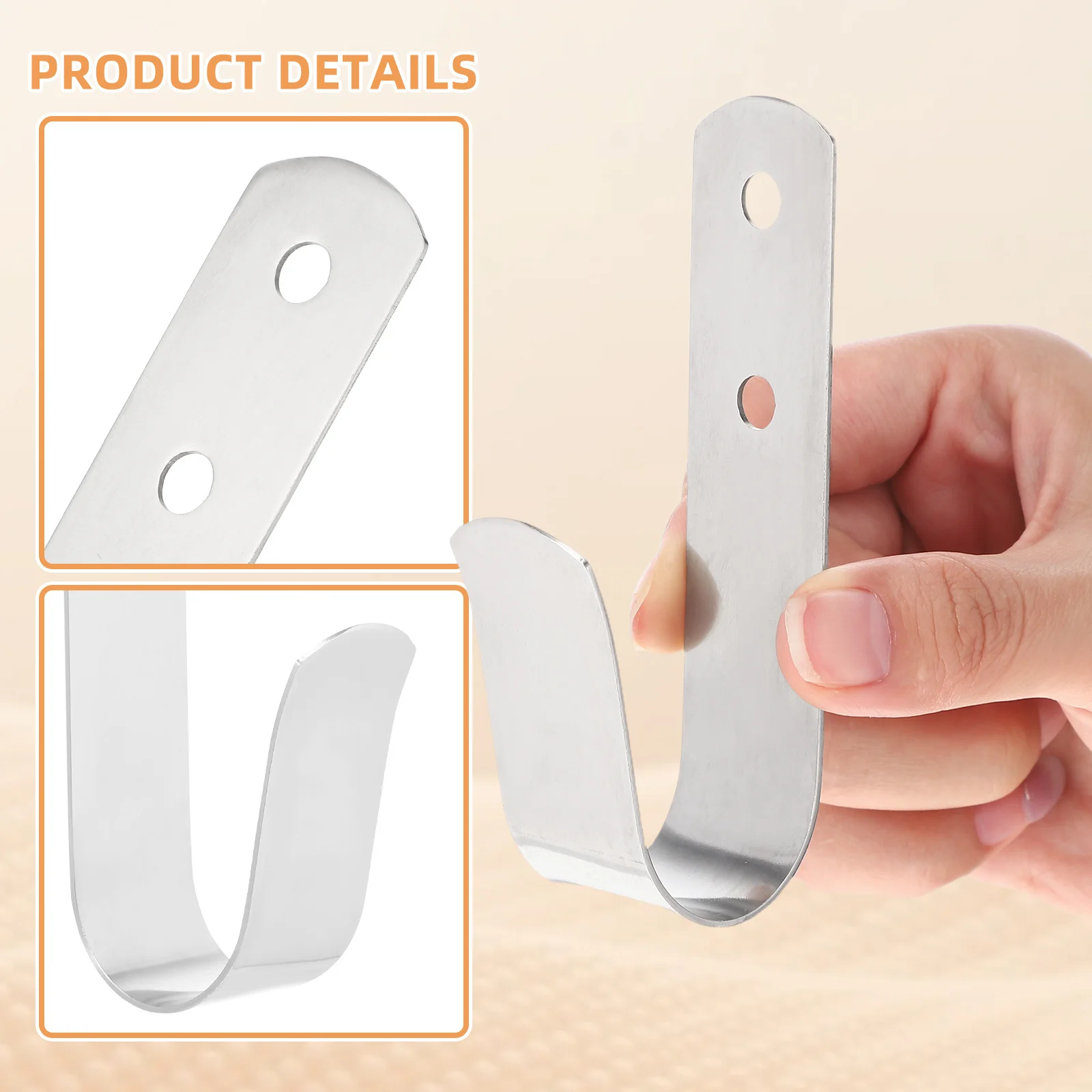 الحياة الدائري شماعات كبيرة الحجم حامل الفولاذ المقاوم للصدأ السفينة السكك الحديدية شنت الحياة حلقة هوك دائم تخزين قوس #3