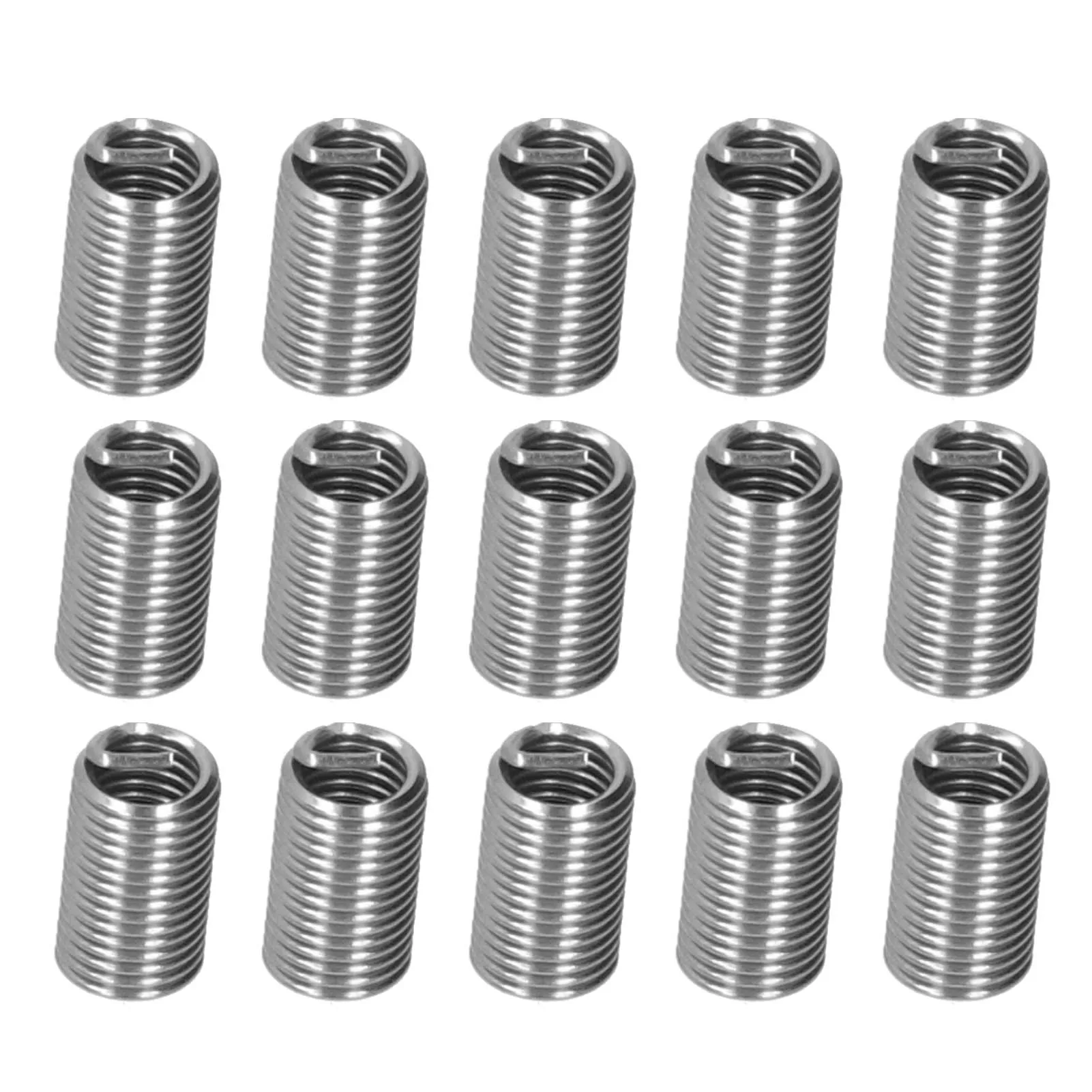 100Pcs Thread Inserts Male Female Reducing Nut Repair Tool Stainless Steel Fastener M6x1 Industrial Hardware Thread Reducing Nut