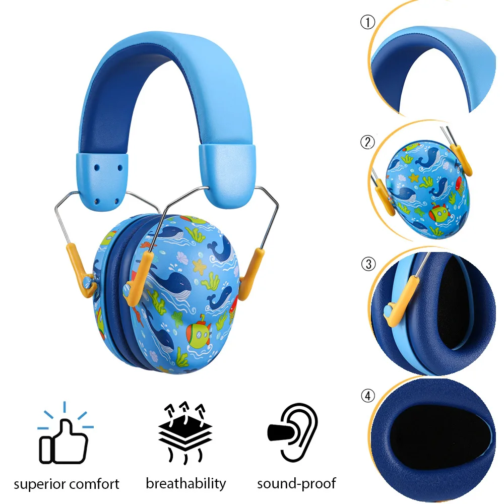 

ZK30 Protective ear muffs Noise protection Noise-isolating earplugs Noise-reducing ear muffs Airplane sleeping ear muffs