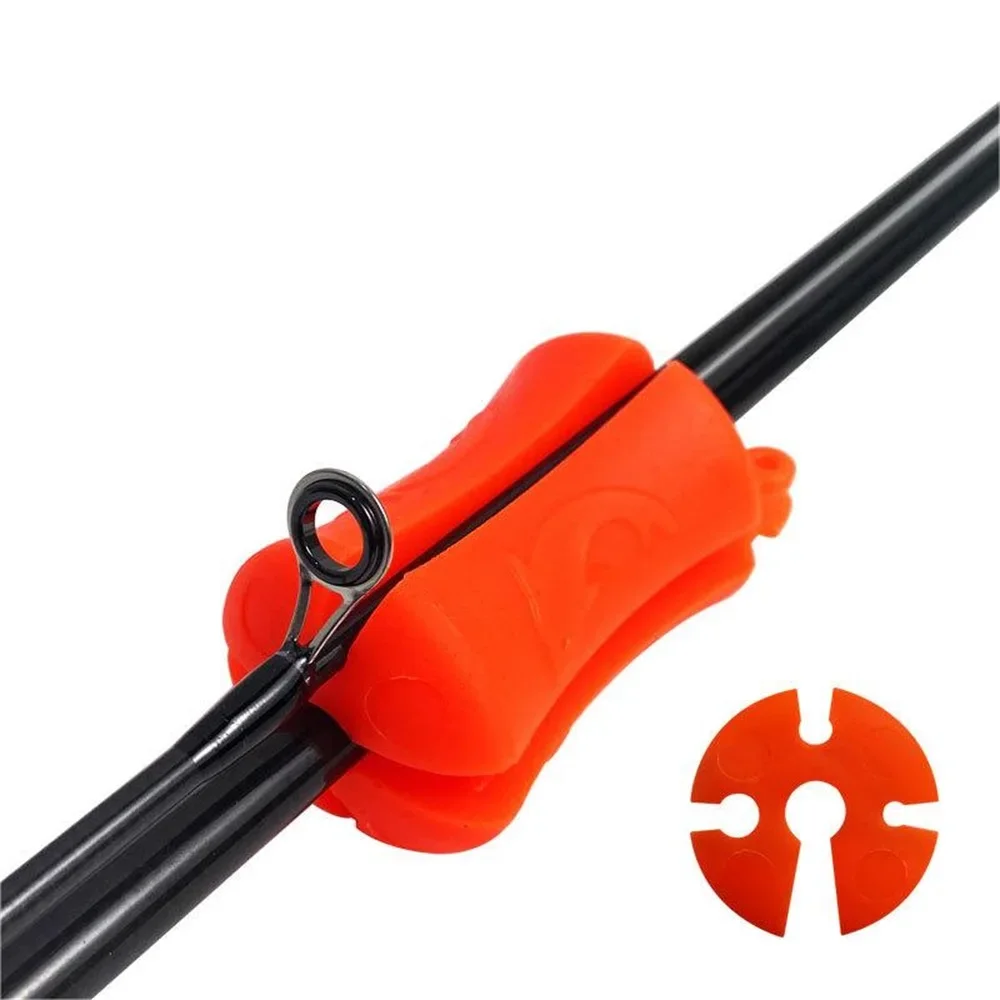 

Fishing Rod Stopper Silicone Protection Ball Fixed Anti-Collision Holder Retractor Accessories for Fishing Rods