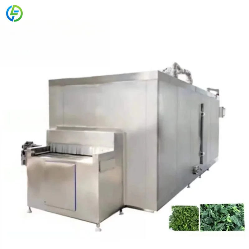 Factory Price Quick Frozen Machine Suitable for 15g Products/Fluidized IQF Quick Freezer Fluidized Bed Freezer Customized