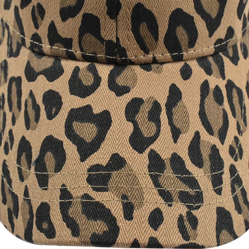 New fashion men and women leopard print baseball cap outdoor sun-proof fashion all-match ins peaked hat