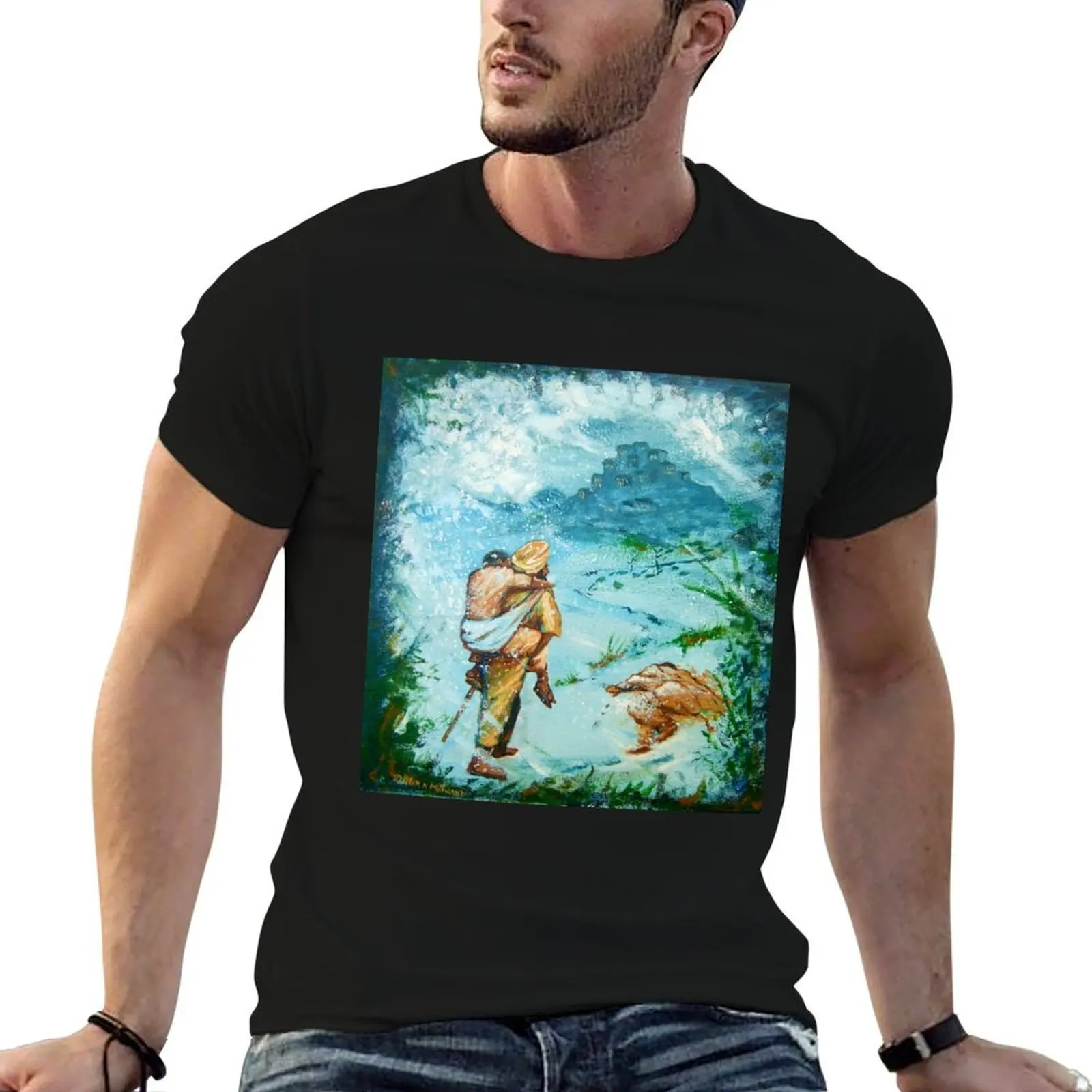 Camiseta Sadhu Sundar Singh para hombre, camisetas de algodón de alta calidad para hombre, paquete de camisetas de algodón blancas para hombre, camiseta 100% algodón
