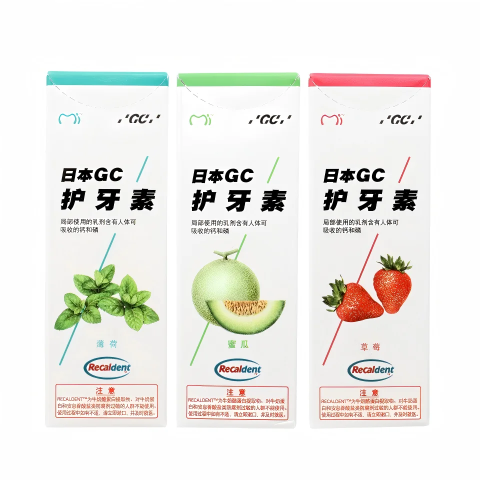 

Professional GC MI Paste Plus Fluoride Dental Gel for Bleaching Hypersensitivity Post-Treatment Enamel Repair Tooth Mousse