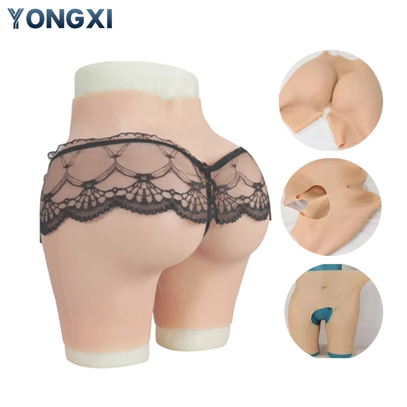 

YONGXI Crossdressing Fake Pusssy for Men Sissy Lift Sexy Silicone Pants Crotch Pants or a Fake Vagina are Optional Cosplay