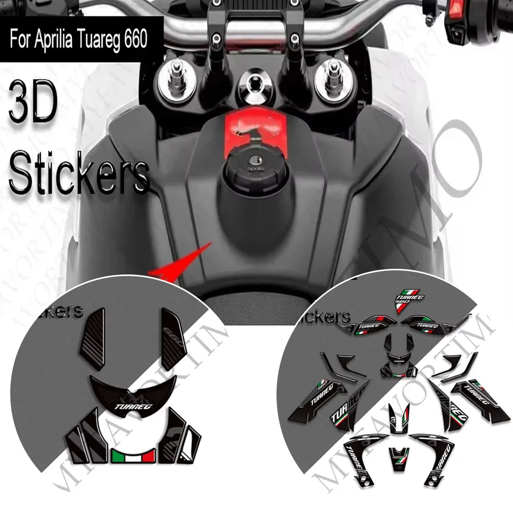 

Tank Pad Bike Protection Adventure Handshield Windshield Handguard Stickers For Tuareg 660 RALLY moto Decals 2022 - 2025 2026
