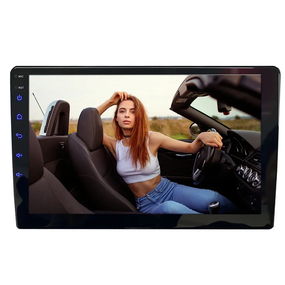 Zz 9 polegadas estéreo do carro wince mp5 player com bt fm usb tela de toque duplo din rádio do carro mp5 sem gps