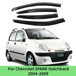 For Chevy Spark 2006 2007 2008 2009 2010 Hatchback Car Side Window Vent Visor Sun Rain Deflector Guard Awnings Shelters