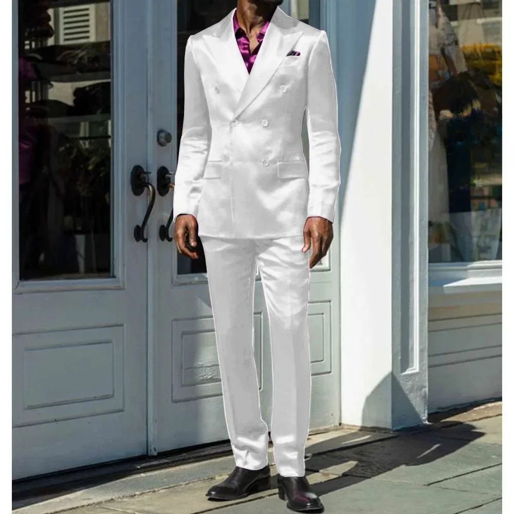 Herren-Satinanzug 2-tlg. für Events - alternate angle