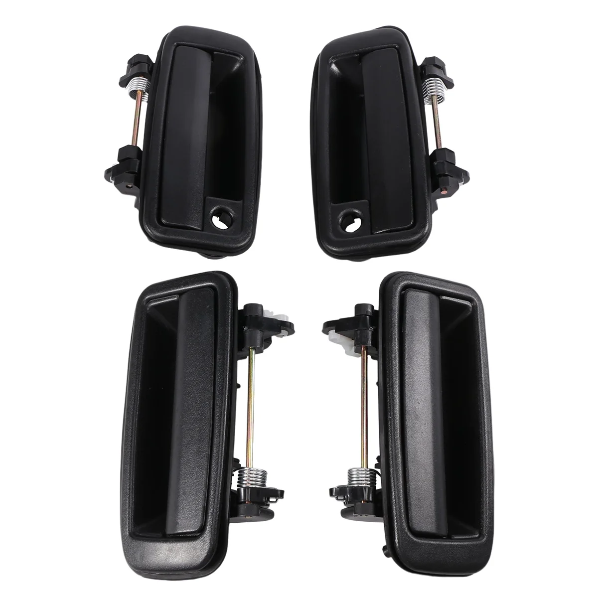 

4 PCS(Front Rear Left Right)Outside Outer Exterior Door Handle For 1988-1992 69210-12110 69220-12110