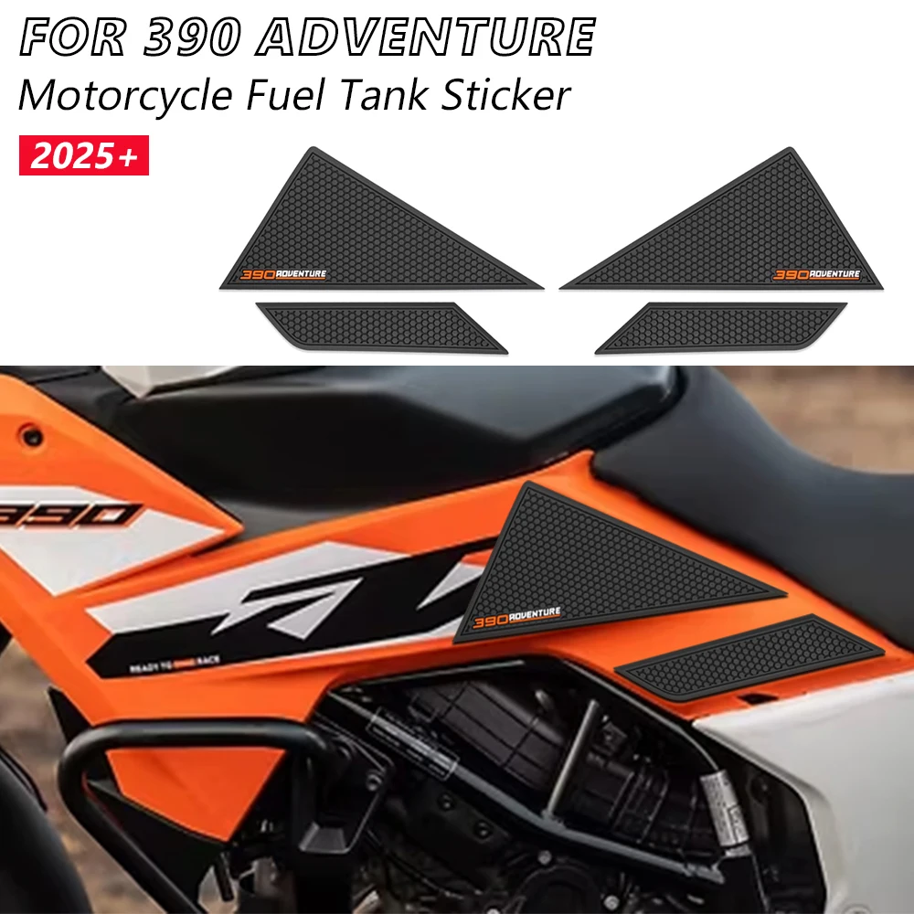 

Для мотоциклов 390 ADVENTURE R X 2025 и 390 ADV R X 390adv 2026: Новые аксессуары, защита топливного бака, боковые накладки для защиты ног, комплект.