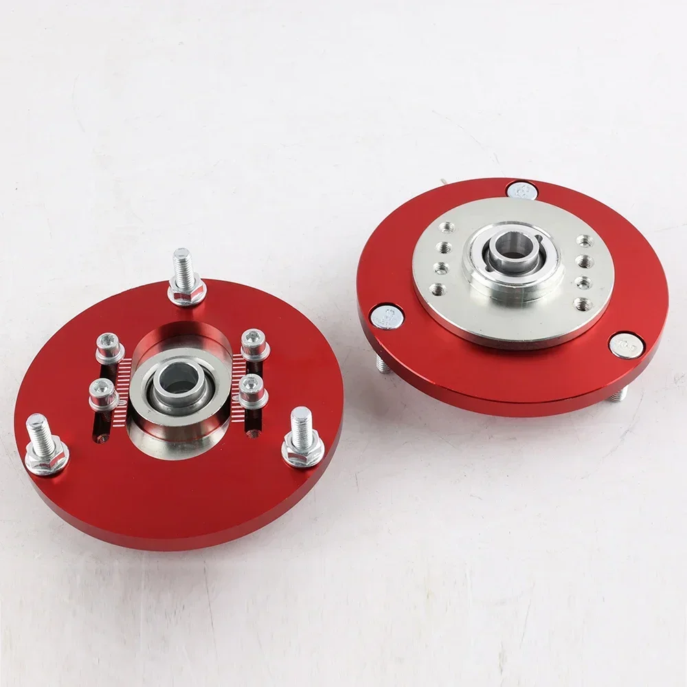 Red Front Camber Plate Upper Mount For BMW E46 3 Series E36 E30 E36 E46 Z3 Coilover Kit Suspension Top Mounts