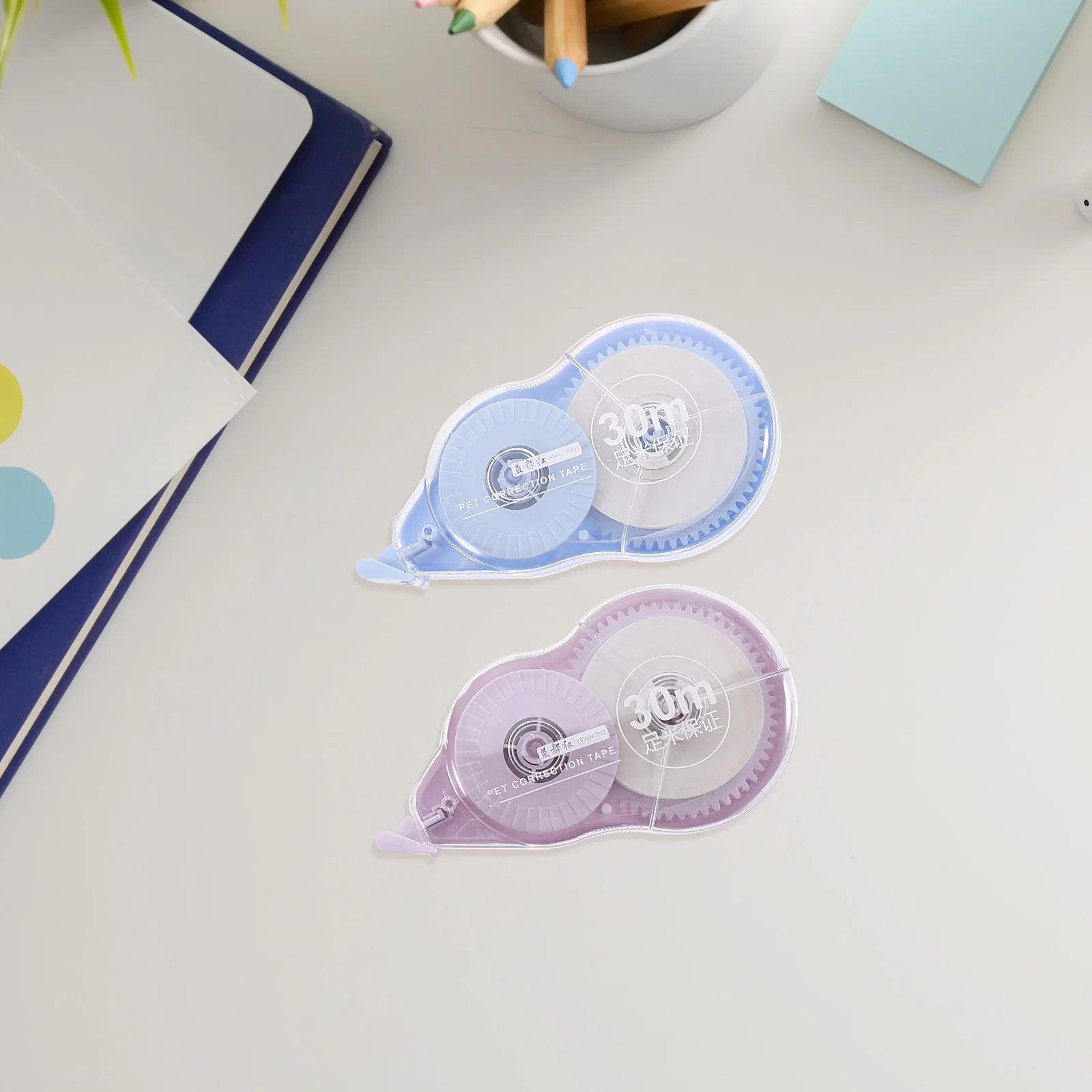 6 قطعة شريط تصحيح المواد Pas لينة بيضاء لاصقة للطلاب القرطاسية المدرسية اللوازم المكتبية سجل القصاصات بطاقات المعايدة