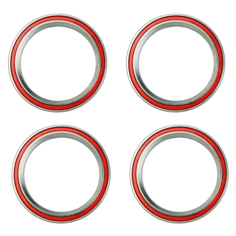 4 Pcs 40X52x7mm 45 Degree X45 Degree 2RS P16 Taper ACB Angular Contact Bearing For 1-1/2 Inch Headset