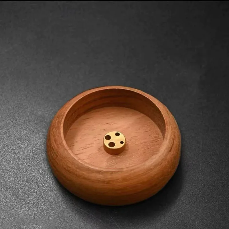6/3/1PC Exquisite Wooden Incense Burner for Sandalwood Incense Sticks Suitable for Buddhist Worship Tea Room Desktop Home Decor