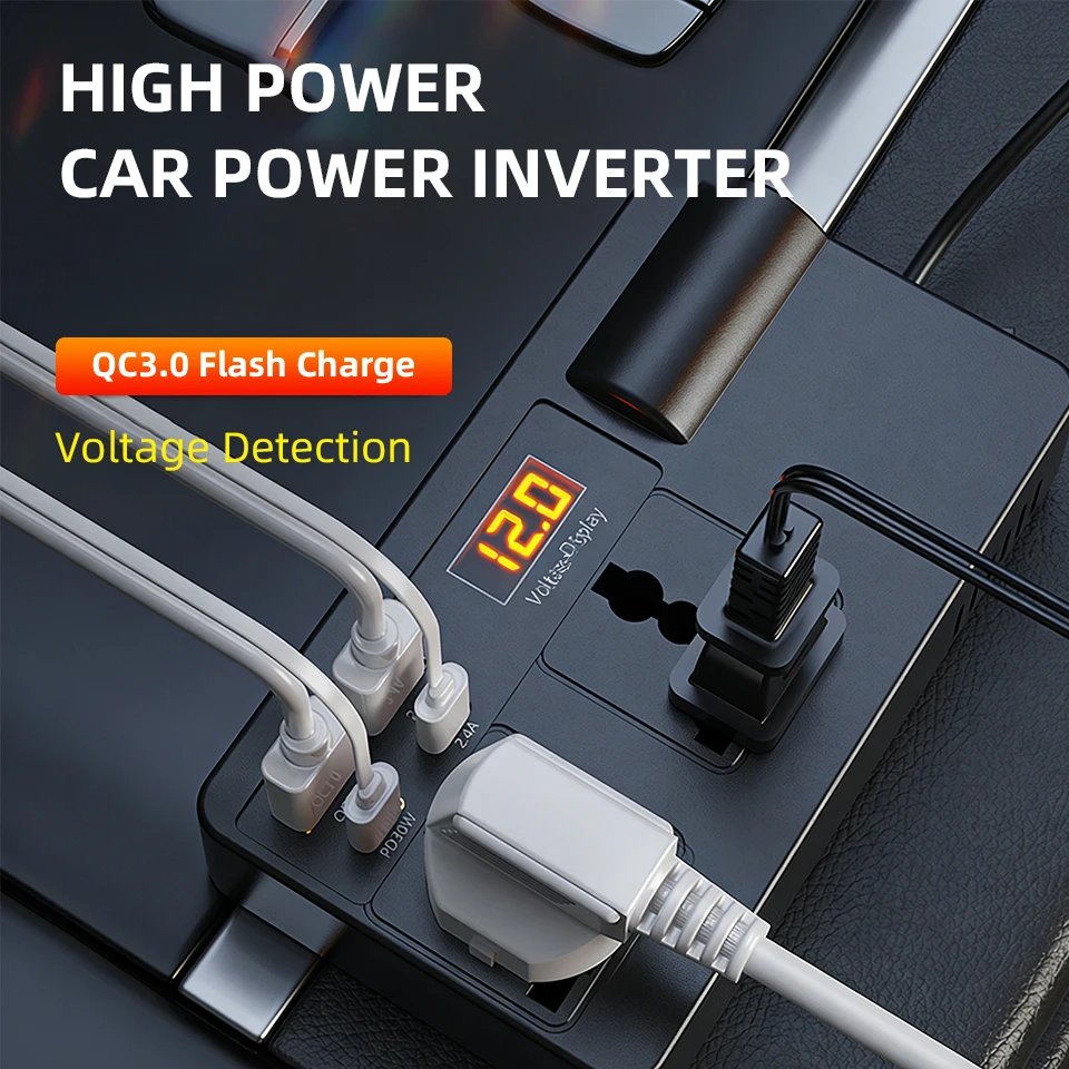12V24V ~ 220V 자동차 인버터, 시가 라이터  - Car Accessories You Must Have 리뷰 및 가격