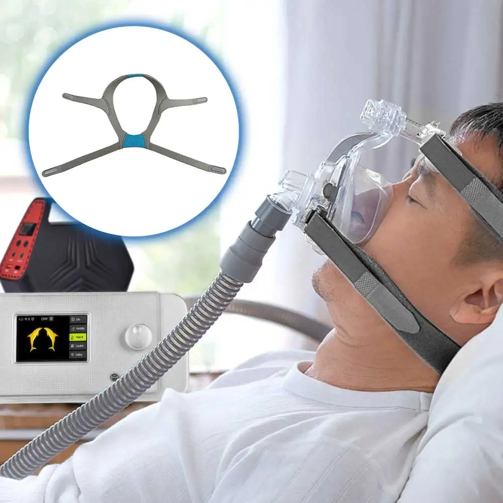 

1PC Headgear Full Replacement Part CPAP Head Band For AirFit N20/AirTouch N20 Nasal Pillow Cushions Sleep Helper For Snoring