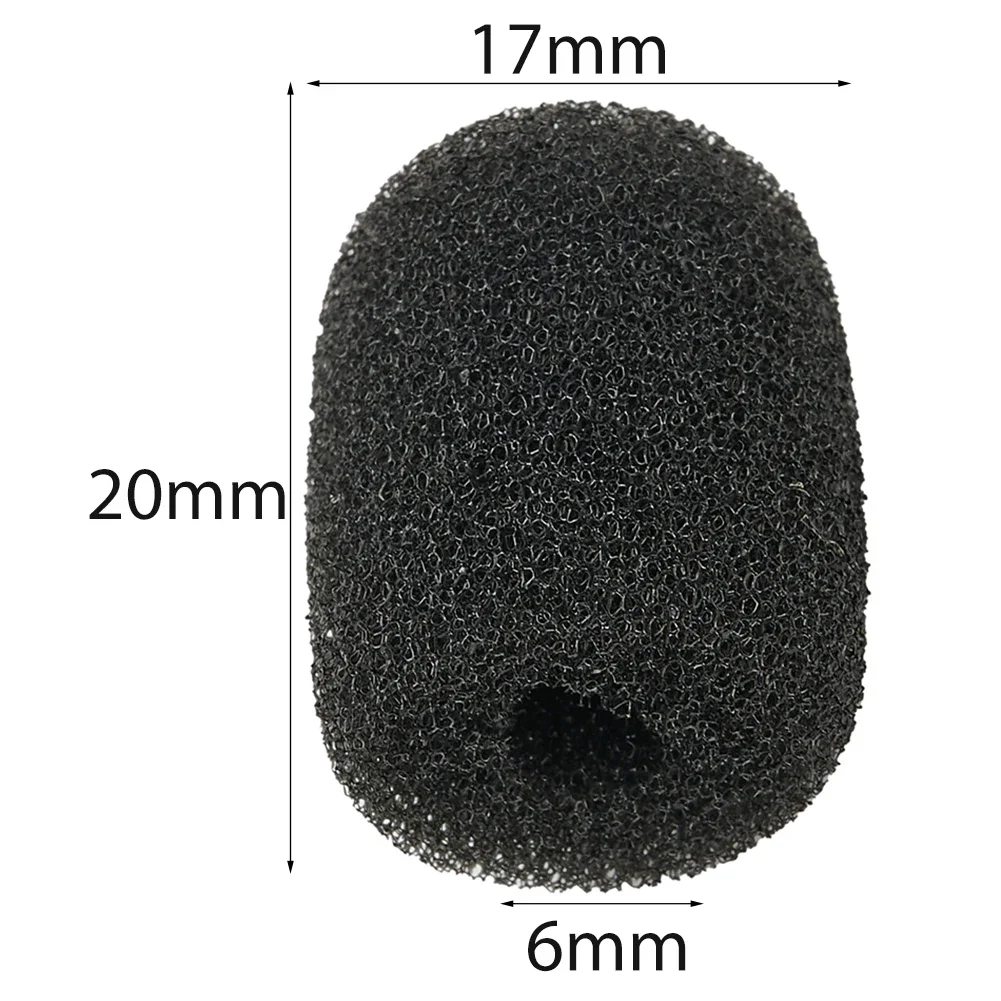 Headset Microphone Cover Mini Parts Replacement Microphone Sponge Tools Windscreen 10pcs Accessories Cover Foam