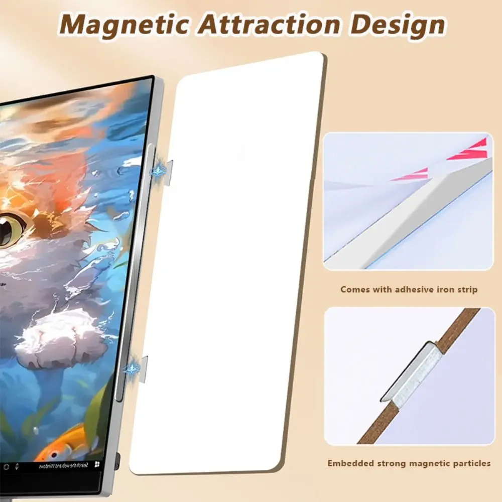 Rewritable Message Memo Board Daily Reminder Computer Screen Side Using Desktop Notepad Magnetic Magnetic Whiteboard