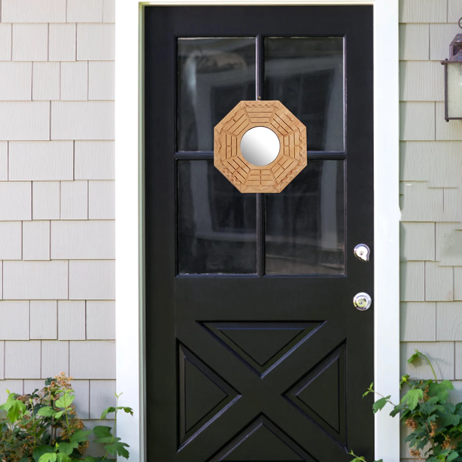 

Bagua Mirror Home Decor Chinese Feng Shui Convex Mirror Lightweight Balcony Window Placement Gift Holiday