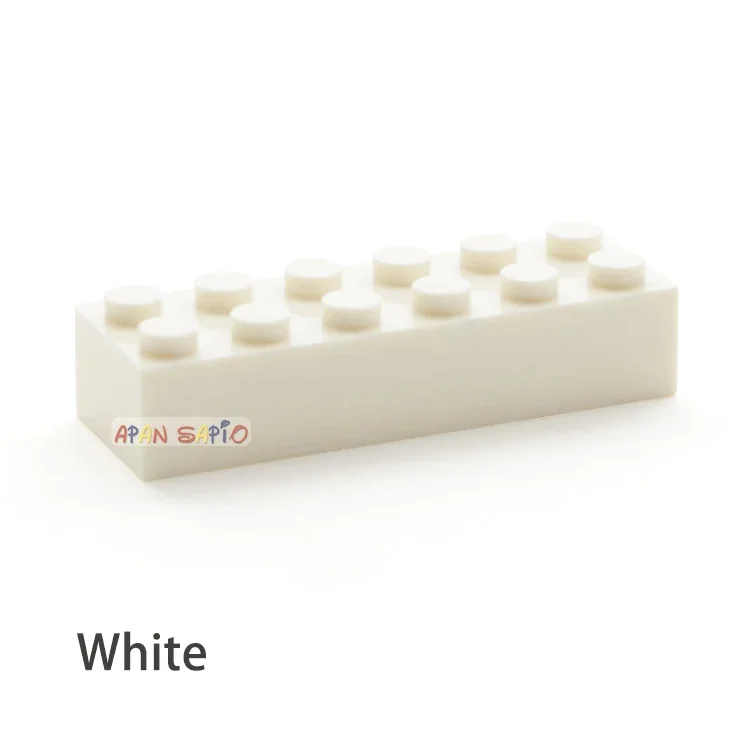 100 stücke 2x6 Dot DIY Bausteine Dicke Zahlen Bricks Pädagogisches Kreative Größe Kompatibel Mit 2456 Kunststoff Spielzeug für Kinder