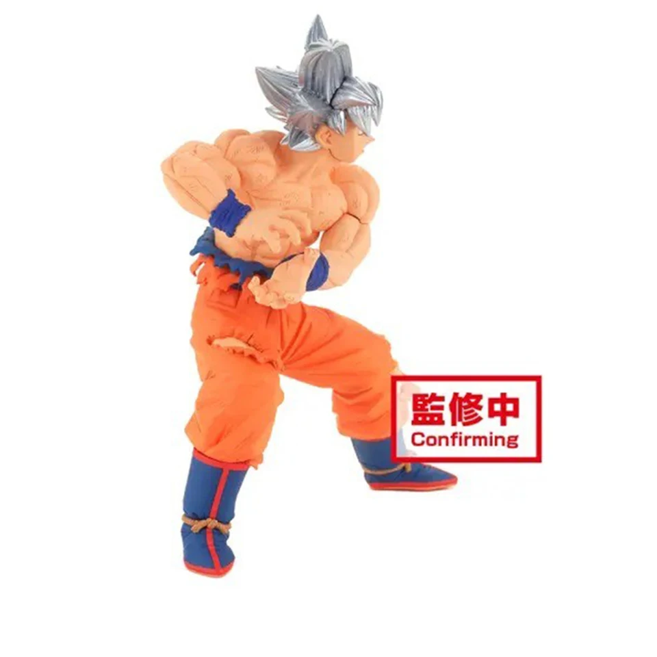 100% Original Genuine Banpresto Dragon Ball Z 18cm Son Goku Migatte no Gokui Ultra Instinct With Silver Hair PVC Anime Figure