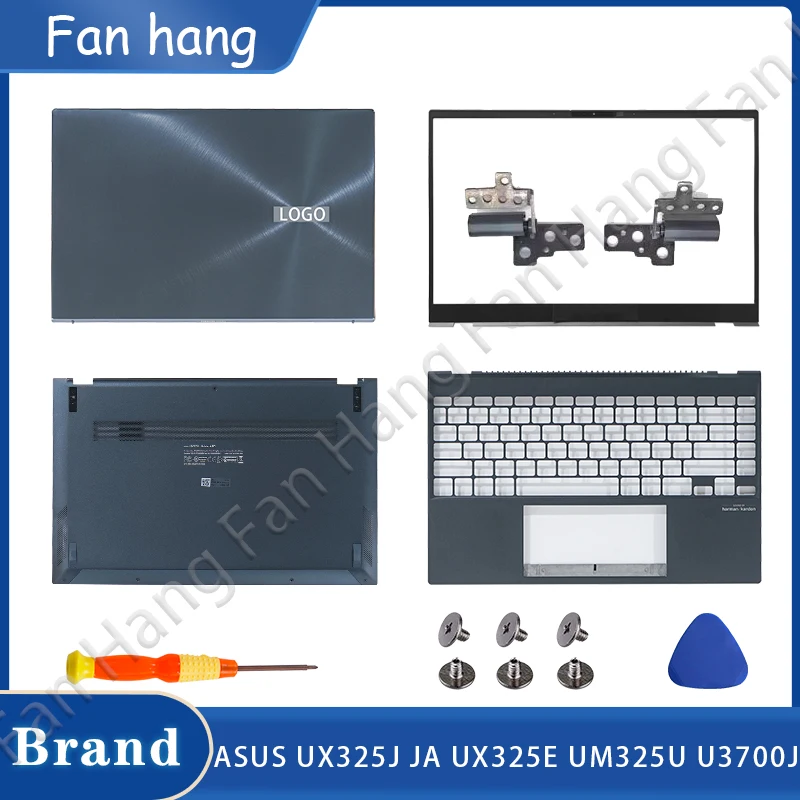 New For ASUS Zenbook 13 UX325 UX325A UX325J UX325E U3700J LCD Back Case Laptop Top Cover Palmrest Hinges Bottom Notebook Replace