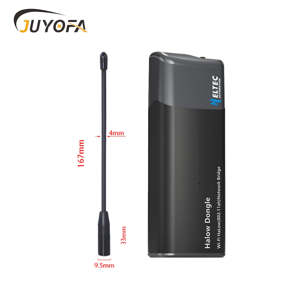 

Heltec MT7628 Wi-Fi HaLow Dongle 802.11ah Long Range Wireless Network Bridge 902–928MHz Maximum Transmit Power of 21±1dBm