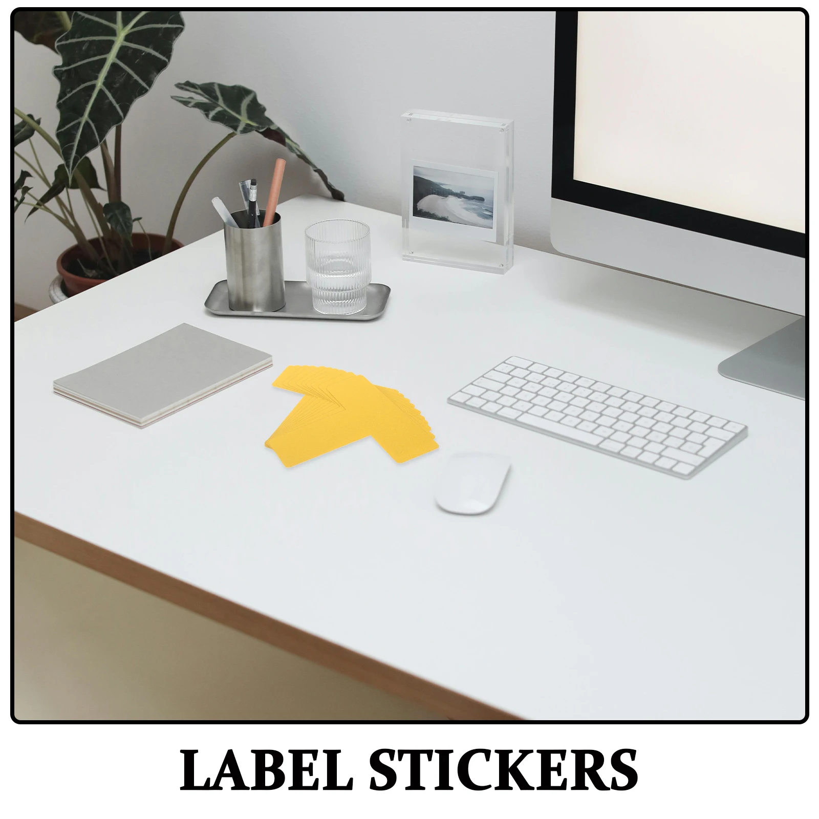 10pcs Positioning Stickers Black Round Labels Efficient ganization Dual Corner Floor Marker Self Adhesive PVC Material