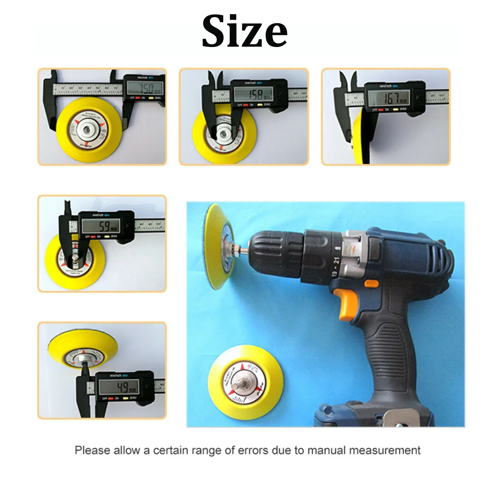 Drill Compatible Sanding Backing Pad 75mm Essential Accessory for Sander and Grinder for DIY Polishing Projects