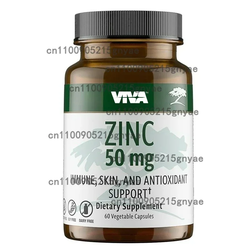 

Zinc - Containing Vitamin C, Elderberry, Echinacea Extract, Zinc Oxide, 60 Capsules