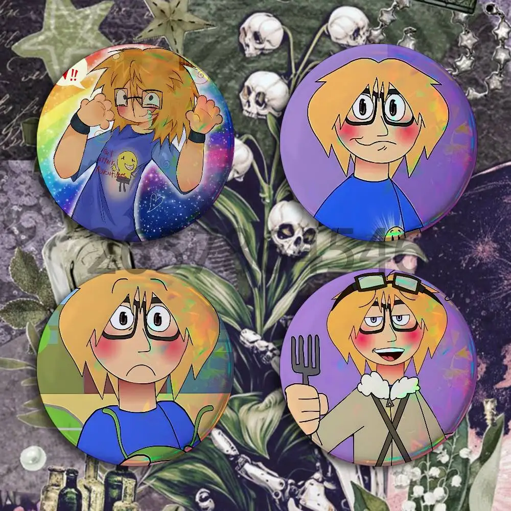 F-Fact A-Attack Adventures Facty Badges Set  25 32 44 58 75 mm Round Customizable Wholesale Fan goods Self-made fan freebies