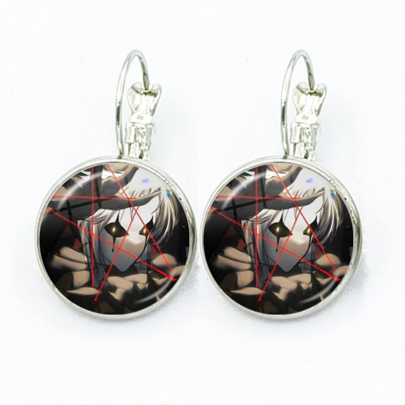 Glass Game The Freak Circus Women Dangle Earrings Fashion Drop Earrings Glass Cabochon Lady Earrings Jewelry