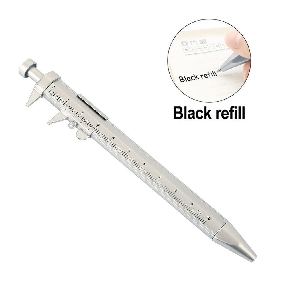 Multifunction Caliper pen Ball-Point 0.5mm ballpoint pen Gel Ink Pen Vernier Caliper Roller Ball Pen Creativity Stationery