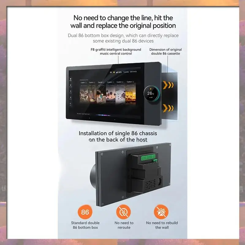 Top Sale Tuya Panel Control Wifi Zigbee Devices Tuya Zigbee Gateway Build In 6 Inch Nspanel Tuya Smart Home Control Panel