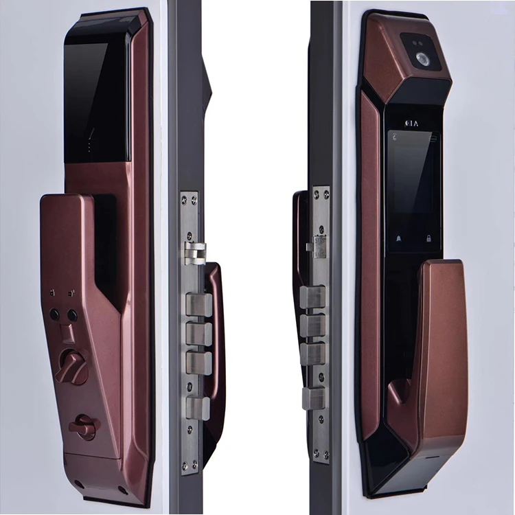 Keyless Fingerprint  Smart Door Lock Full Automatic Without Handle Face Recognition Smart Door Lock