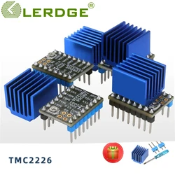 Części drukarki LERDGE 3D TMC2226 V1.0 sterownik silnika krokowego UART wymienić TMC2208 TMC 2225 A 4988 lv8729 Ultra cichy