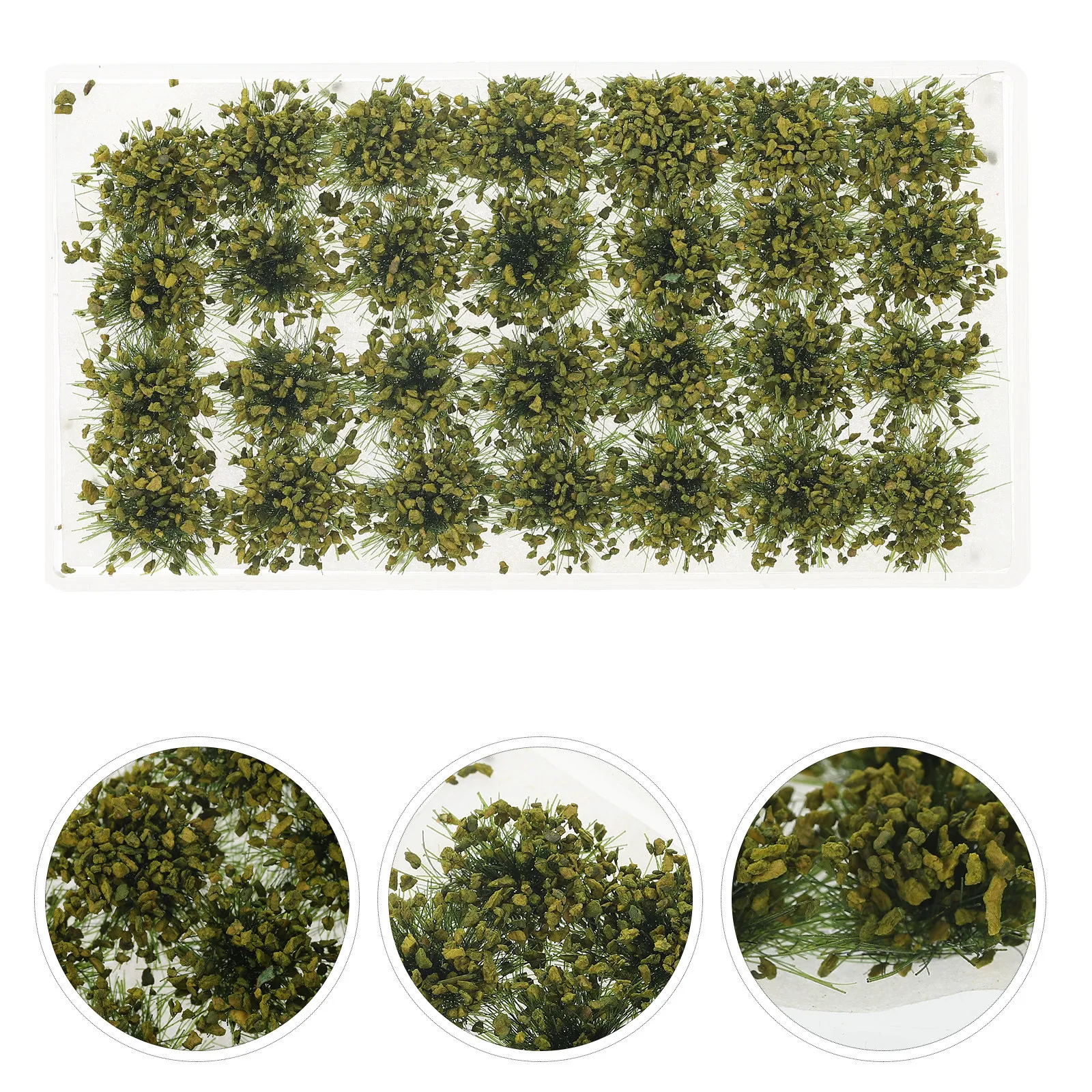 

Box of Landscaping Shrub Cluster Realistic Miniature Vegetation Decorative Scene Layout Micro Landscape Garden Scenic Accessory