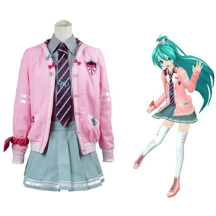 

Cosplay Of The School Uniform Of Vocaloid Academy For Halloween Comic Convention Performance Costume